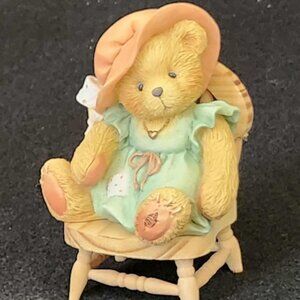 Cherished Teddies 1993 A Mother's Love Bears All Things Figurine #624861 New/Box